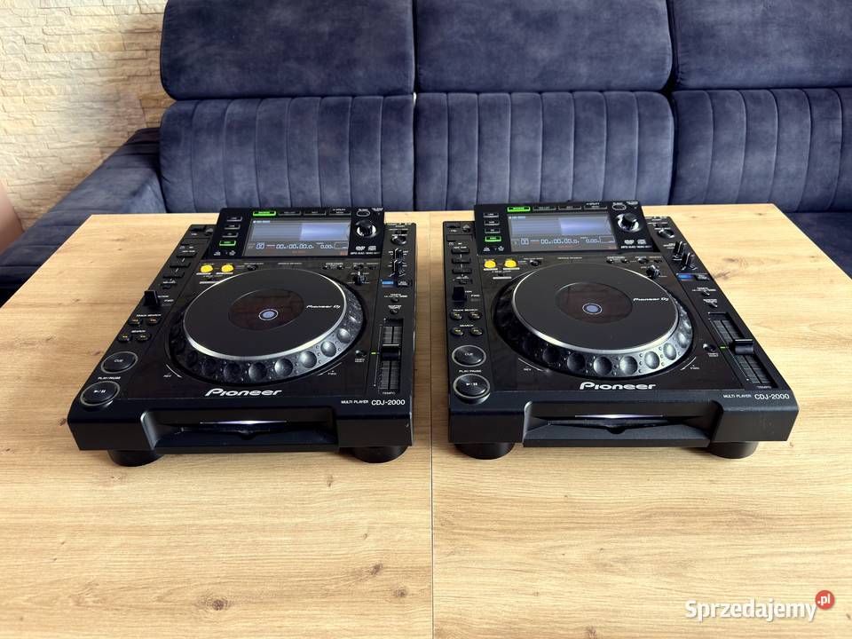 2x Pioneer CDJ 2000 100 Sprawne Pełnym Serwisie łódzkie