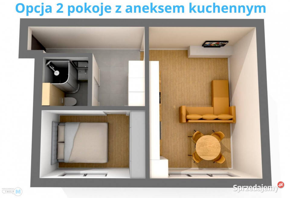 Mieszkanie Kielce 358m2 2 pokoje