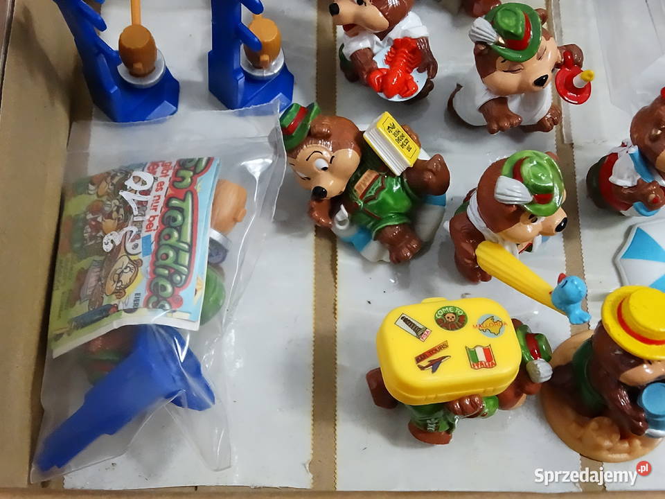 Zestaw figurek Kinder Niespodzianka Niedźwiadki lubelskie sprzedam