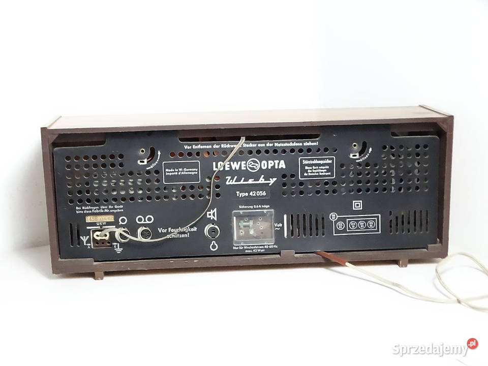Stare Radio Lampowe Loewe Opta Wisby Type 42056