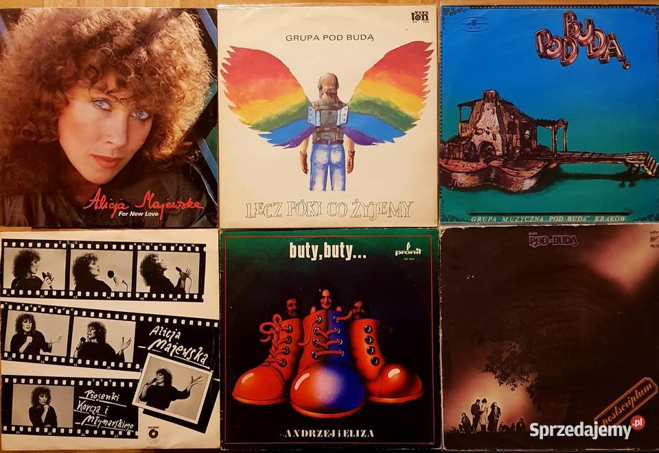 Zestaw winyli na gramofonDyskografia Polski POP