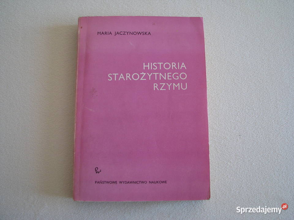 Historia starożytnego Rzymu Maria Jaczynowska Brzegi