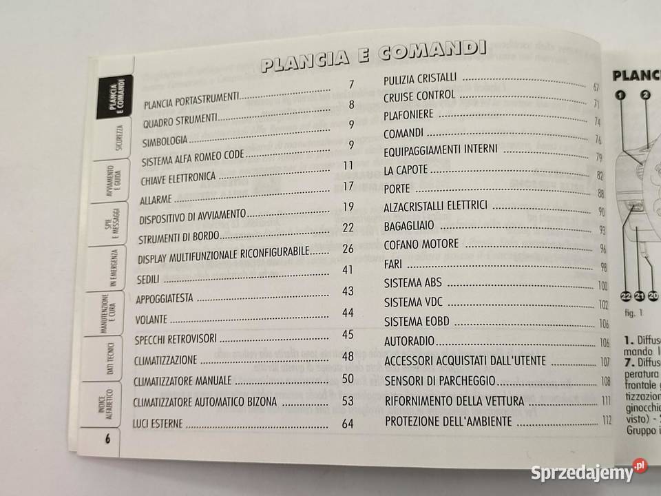 INSTRUKCJA OBSŁUGI ALFA ROMEO SPIDER 19932004 osobowe