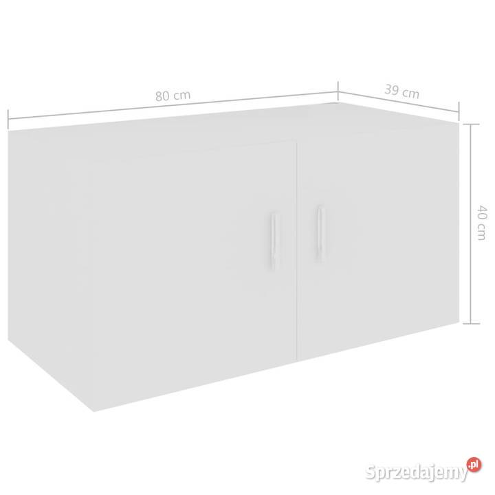 Szafka ścienna biała 80x39x40 materiał Warszawa