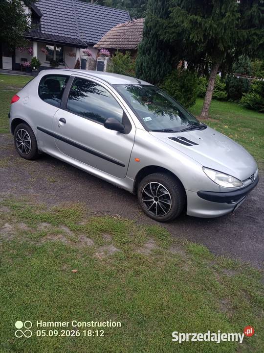 Sprzedam Peugeota 206 srebrny Opatówek
