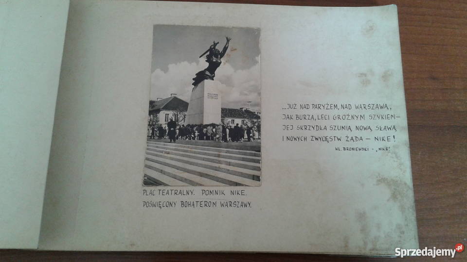 Starocie stary album o Warszawie pamiątka PRLu Pozostałe Koszalin