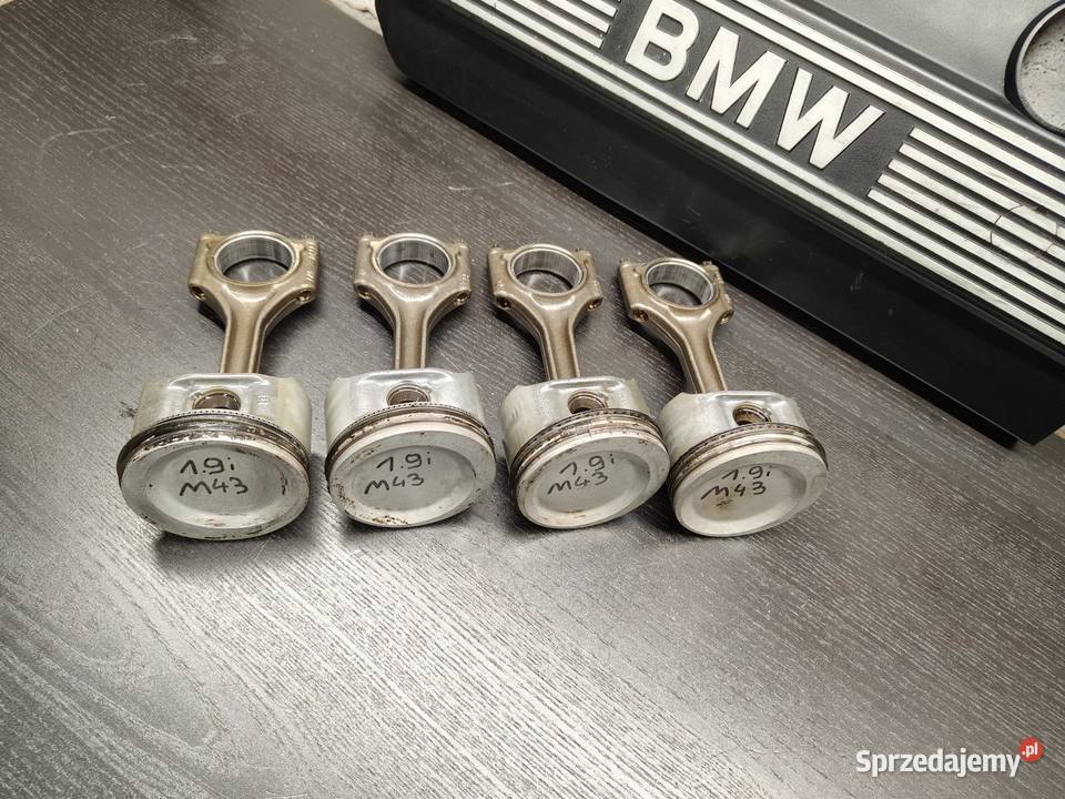 Bmw e46 19 m43 tłoki korby komplet Aleksandrów Łódzki sprzedam