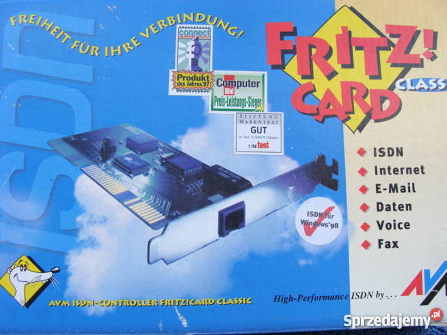 Modem ISDN Fritz Card Classic Żary