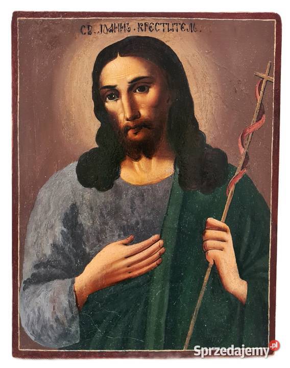 Ikona Święty Jan Chrzciciel Prodromos 141 mazowieckie Warszawa