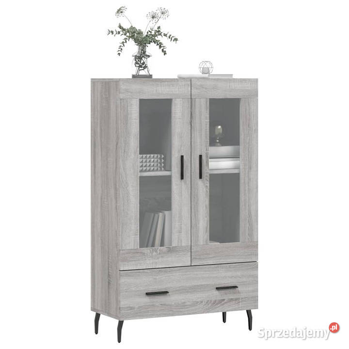 Wysoka szafka szary dąb sonoma 695x31x115