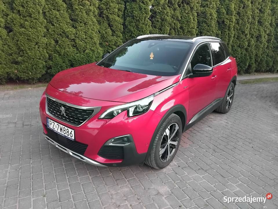 Peugeot 3008 GT crossower 15hdi 2019 absolutny 1499cm3 3008 wielkopolskie Poznań