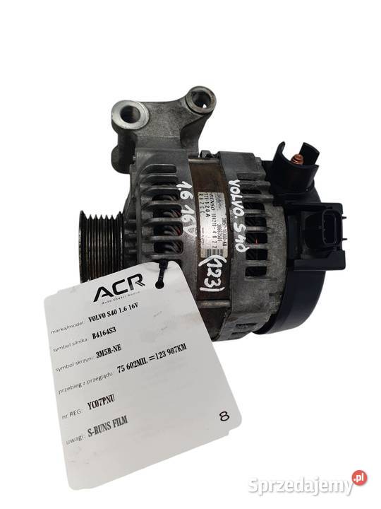 ALTERNATOR Volvo V50 S40 16 B 120A 3M5T10300KB Chełm