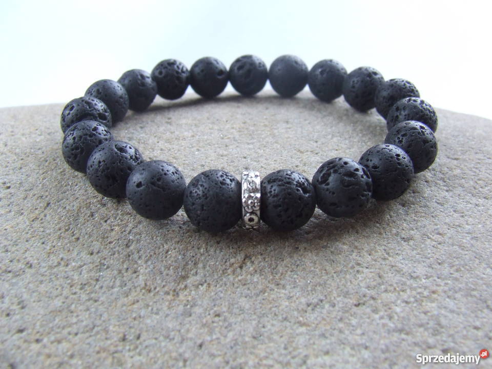 Bransoletka z lawy wulkanicznejlawa podkarpackie Stalowa Wola