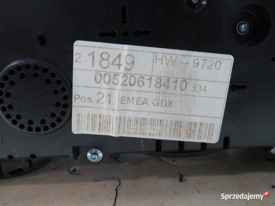 LICZNIK ZEGARY FIAT 500X 16 MJET 52061841