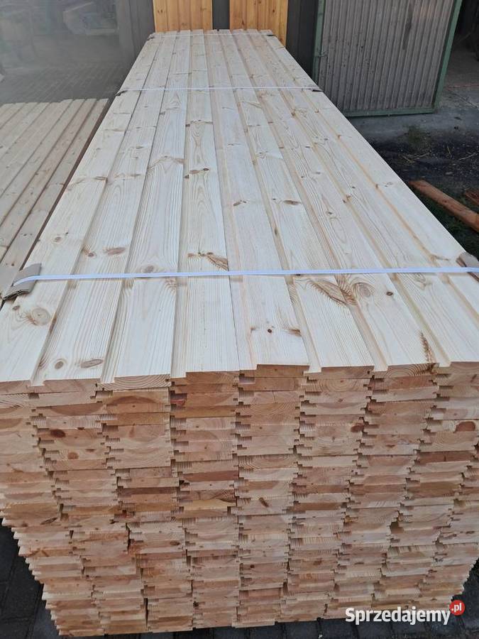 Deska elewacyjna sosnowa lamele podbitka Biskupice