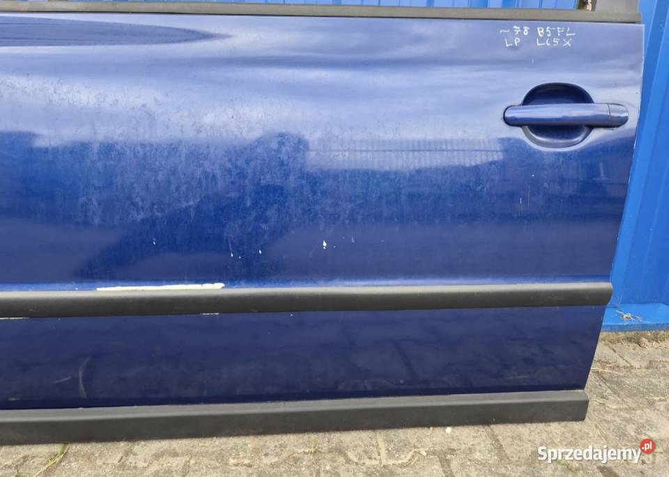DRZWI PRZÓD LEWY LEWE VW PASSAT B5 FL NIEBIESKI Działoszyce