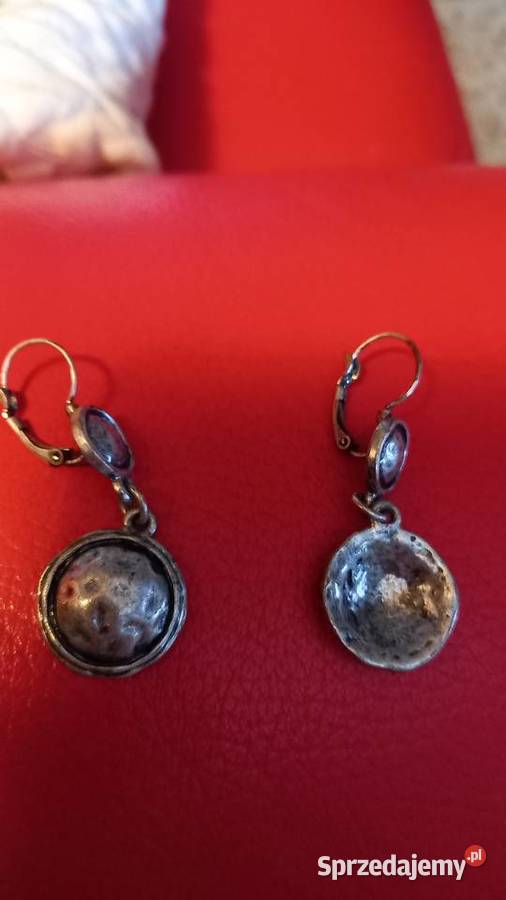Kolczyki posrebrzane Warszawa sprzedam