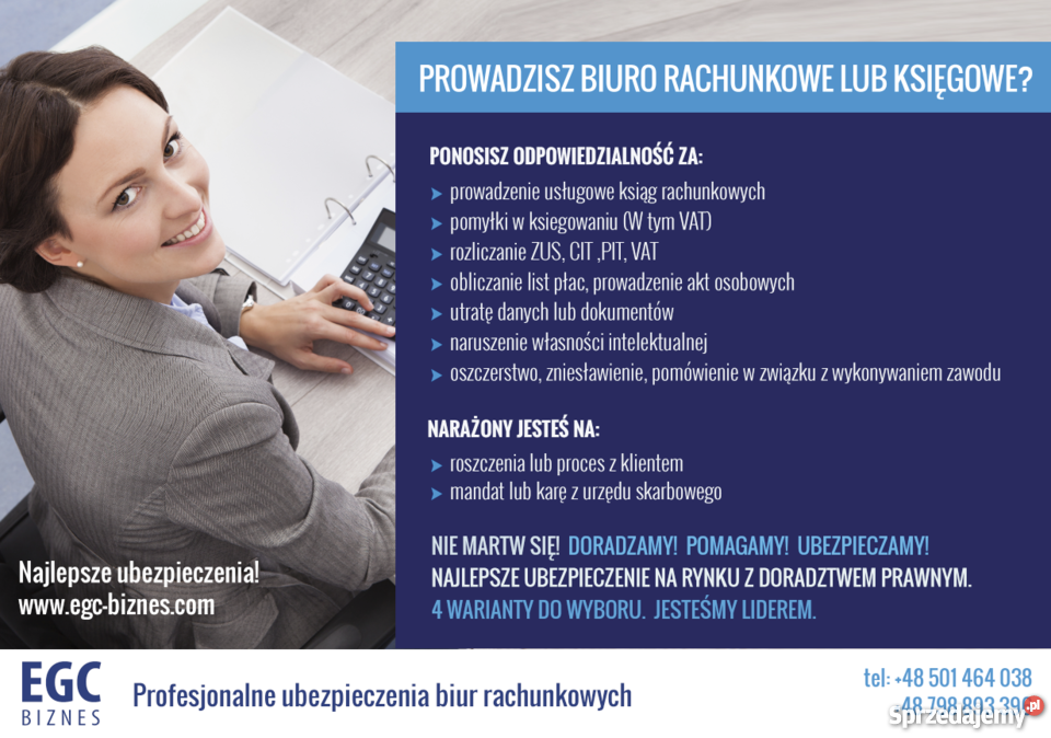 Ubezpieczenie OC zawodowe księgowych zachodniopomorskie Szczecin