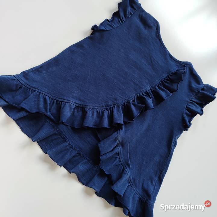 Bluzka z falbankami i haftem angielskim Zara 92 Bluzki, koszulki i kaftaniki śląskie Katowice