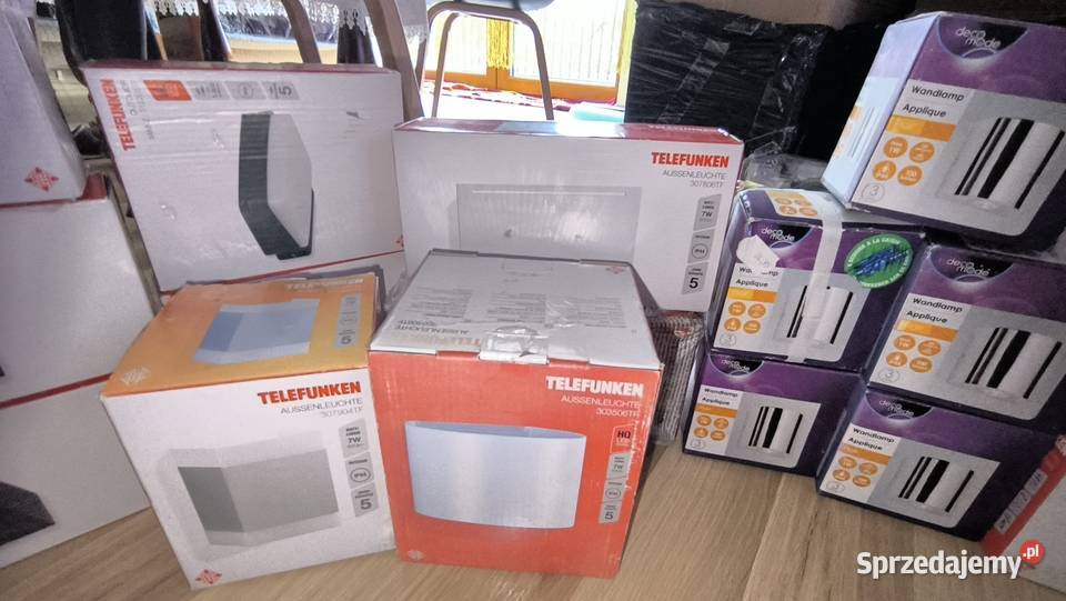 Kinkiety zewnętrzne TELEFUNKEN NOWE Skierniewice