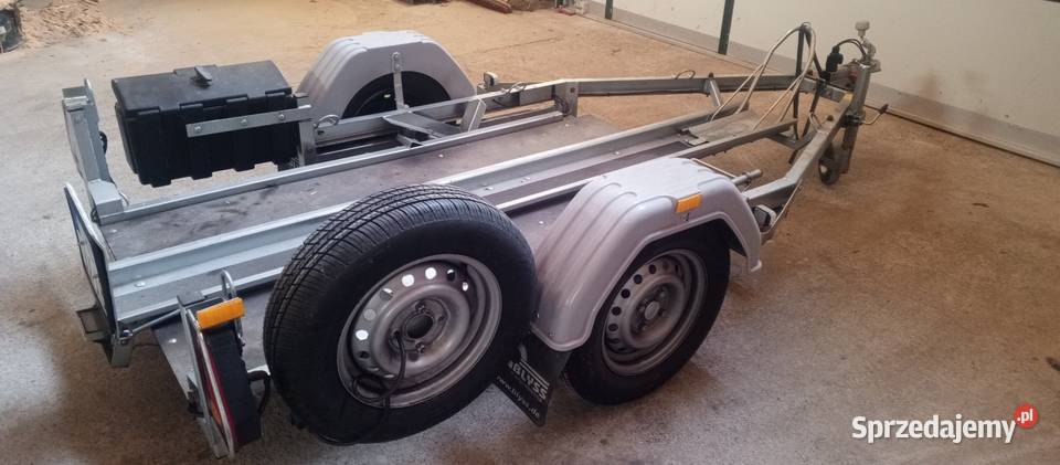 Przyczepka do transportu jednego motocykla Motoryzacja Węgrów