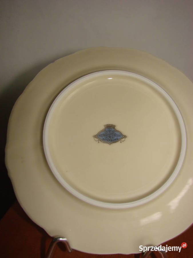 1811 Altenburg porcelanowy talerz deserowy Pruszcz Gdański