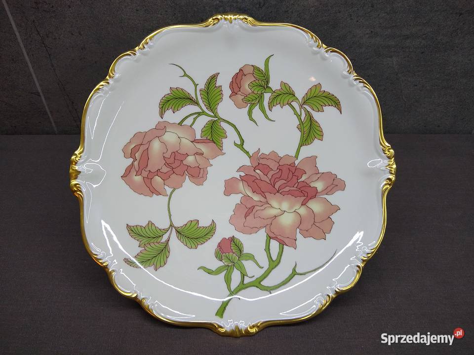 Misa patera na stopie Rosenthal Pompadour Antyki, Sztuka, Kolekcje Kalisz