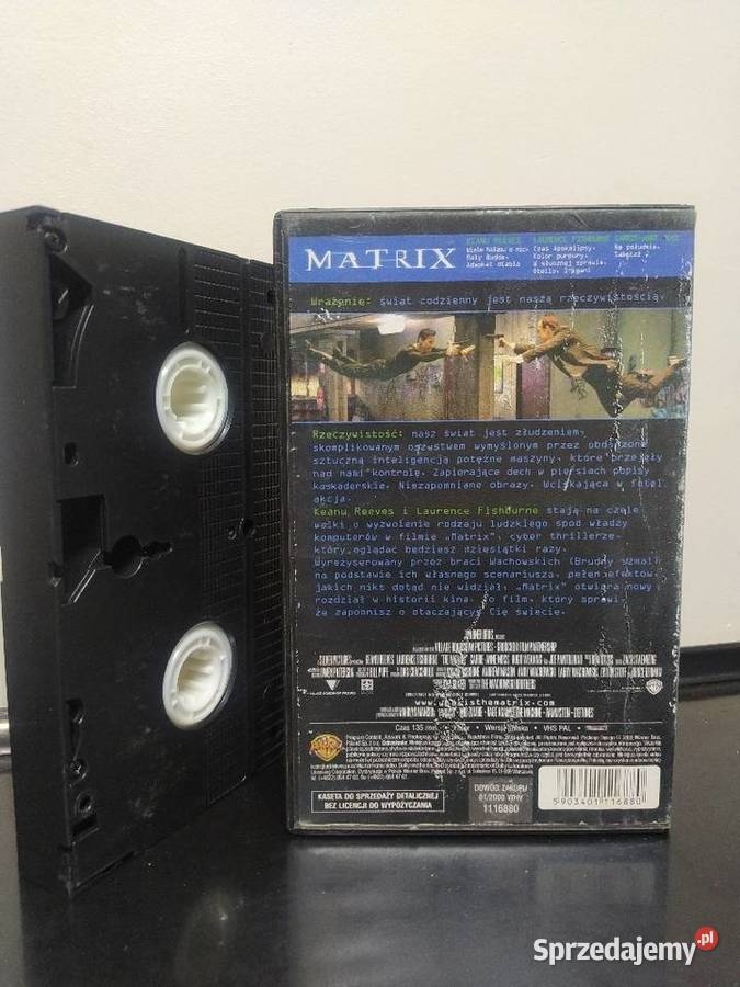 Matrix film video kaseta vhs s-f Kraków