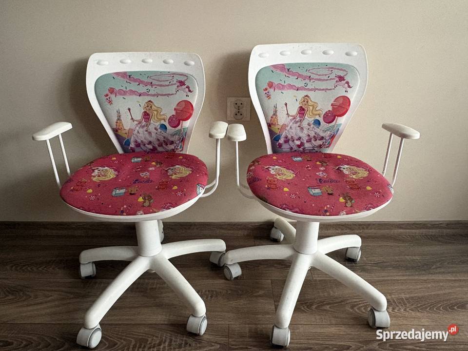 Sprzedam 2 krzesełka biurowe dziecięce w stanie Płońsk