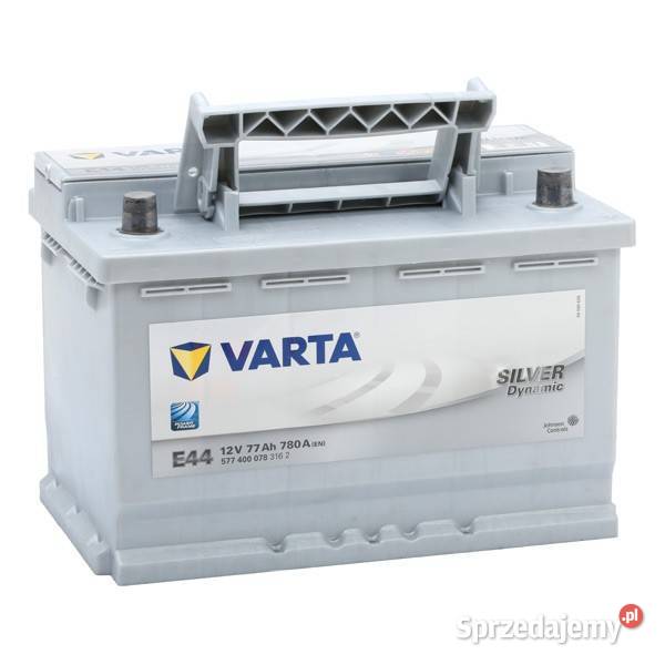 Akumulator VARTA E44 77AH 780A EN PRAWY Lubin