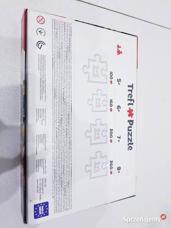 Edukacyjne puzzle super bohaterzy dzieci 5 Dąbrowa Górnicza