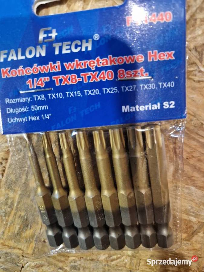 Zestaw bitów TORX 14 TX8TX40 8sz wielkopolskie