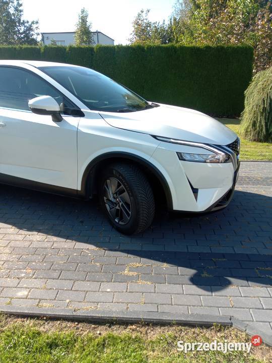 Nissan Qashqai 2022r bezwypadkowy biała perła asystent pasa ruchu Gorlice