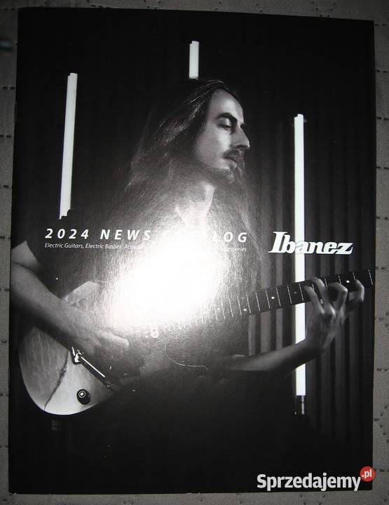 Ibanez 2024 News Catalog katalog gitar Gitary i akcesoria Kępice