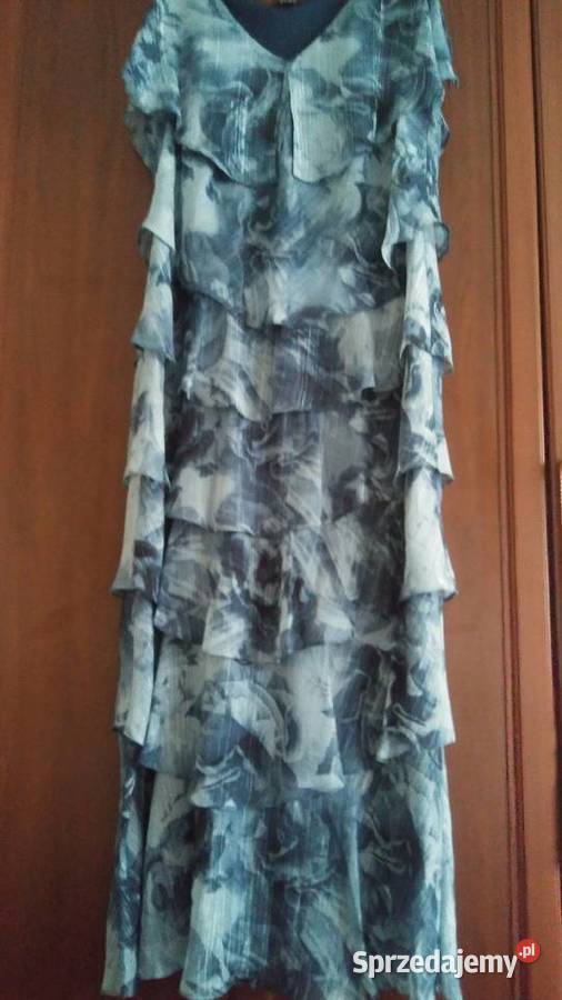 Suknia dluga elegancka XXXL Inny materiał Kraczewice Prywatne