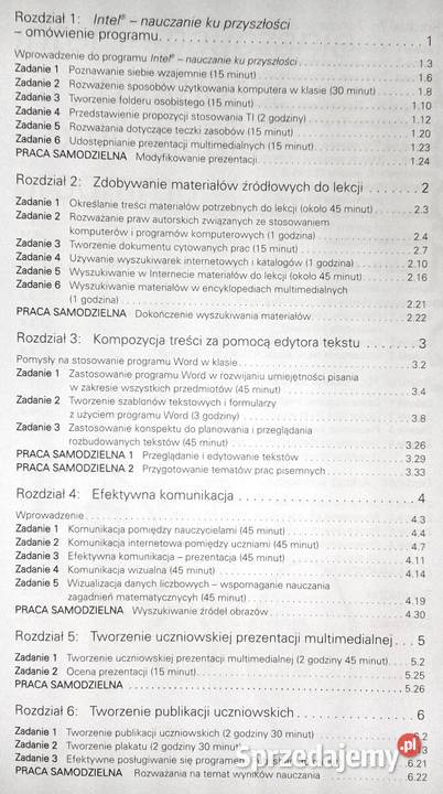 Intel nauczanie ku przyszłości wspierane Rok wydania 2002 Chełm