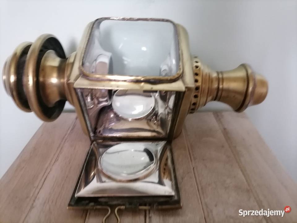 Stara lampa kolejowa na naftę Vintage małopolskie Kraków