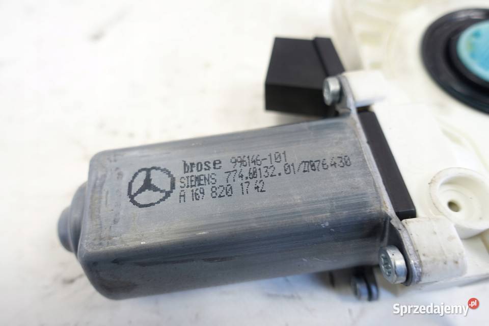 Mercedes W245 SILNICZEK PRZEDNIEJ SZYBY lewy Mechanizmy opuszczania szyb Rudka