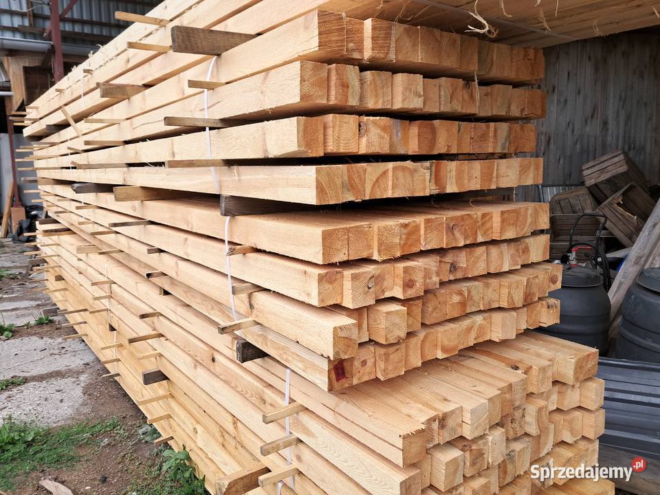 Fumigowana tarcica deska kantówka fitosanitarna Dębczyna