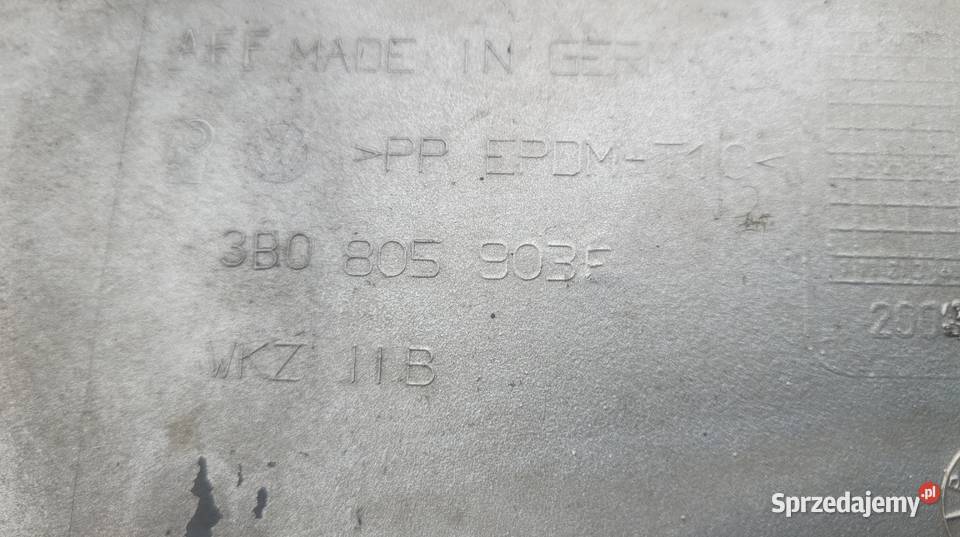 VW PASSAT B5 LIFT 00 SPOILER DOKŁADKA ZDERZAKA osobowe śląskie Ruda Śląska