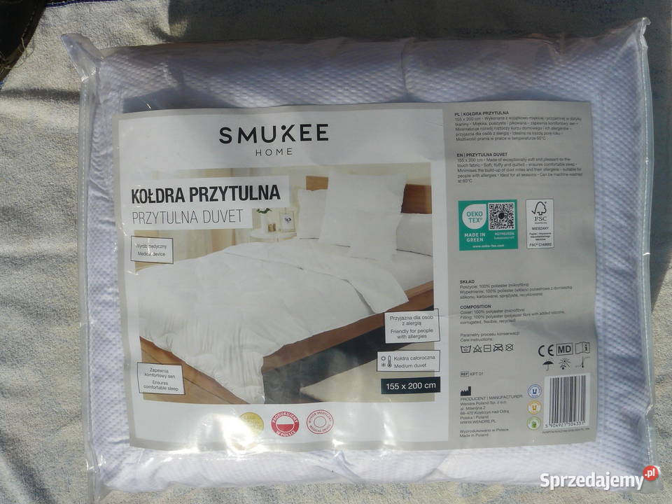 Okazja nowa Kołdra Przytulna Smukee Home 155x200 Strzelin sprzedam
