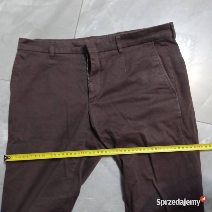 Spodnie Męskie Brązowe VISTULA Kamień Pomorski