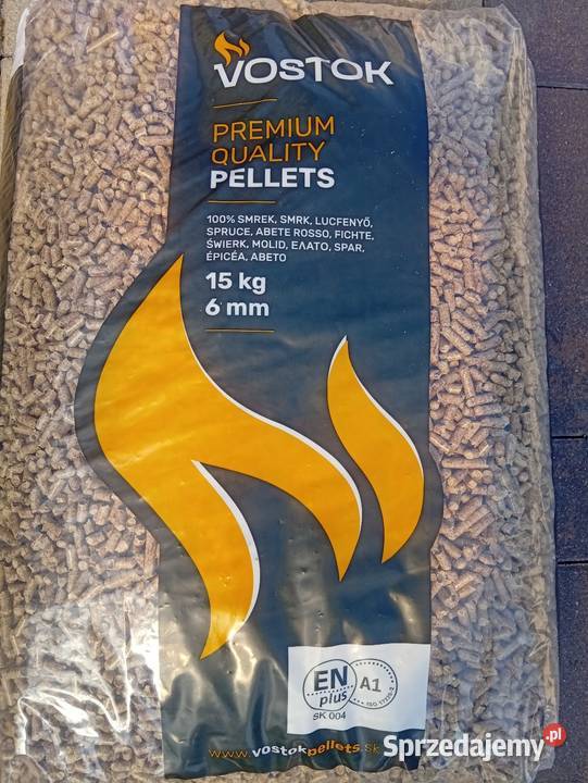 Pellet vostok A1 z certyfikatem Opał Rząśnia