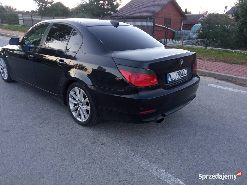 BMW 520D E60 bezwypadkowy 100 orygina Rok produkcji 2008 mazowieckie Lipsko sprzedam