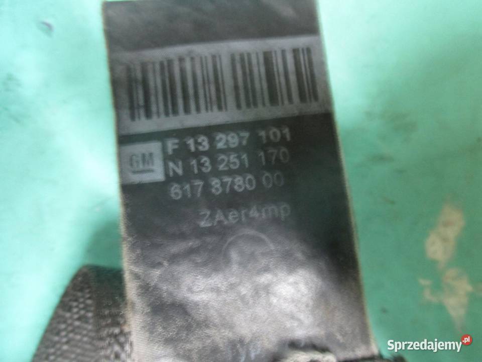 OPEL ASTRA J IV 10r pas bezpieczeństwa prawy