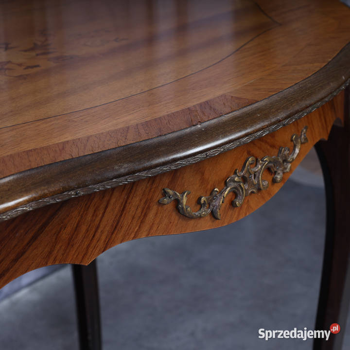 ARTexpert Pałacowy stół stolik kawowy Ludwik Meble Dobrzany