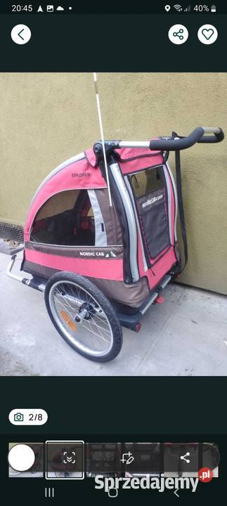 Przyczepka rowerowa Nordic Cab Explorer Sport i Wypoczynek Kórnik