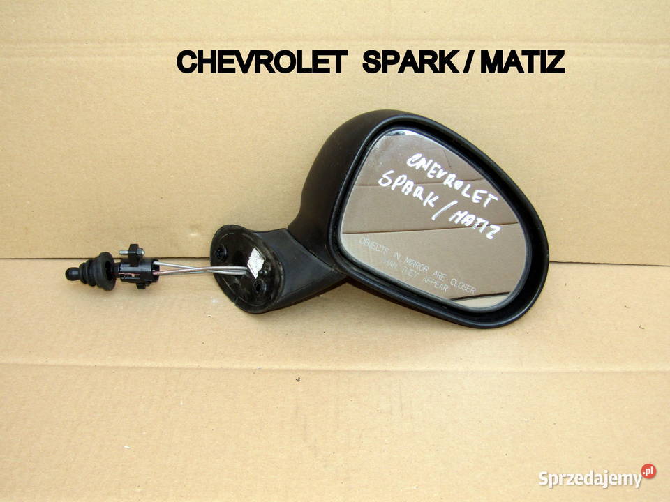 LUSTERKO ZEWNĘTRZNE LEWE CHEVROLET SPARK MATIZ Rok produkcji 2007 Mysłaków