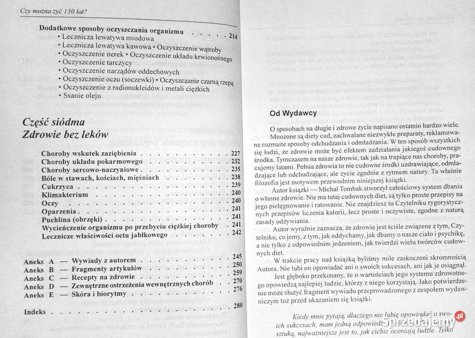 Czy można żyć 150 lat Michał Tombak