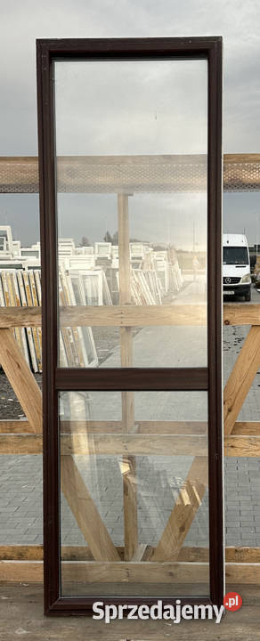 OKNA KacprzaK Witryna 75X207 FIX Używany PCV Siedlce